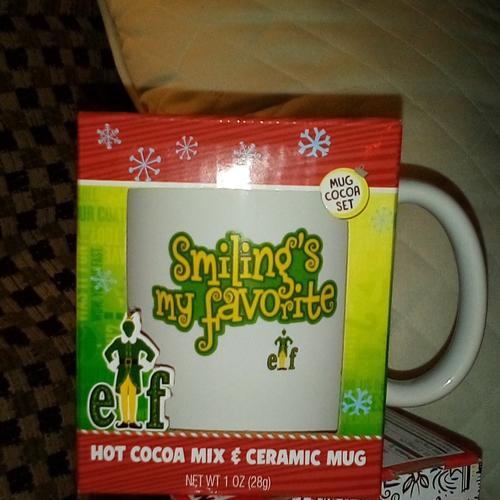 NEW! ELF mug and cocoa set